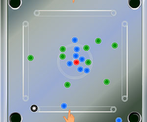 Carrom King, 2 player games, Play Carrom King Game at twoplayer-game.com.,Play online free game.
