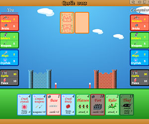 Castle Wars, two player castle game, Play Castle Wars Game at twoplayer-game.com.,Play online free game.