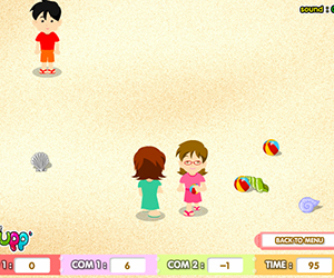 Crazy beach, 2 player games, Play Crazy beach Game at twoplayer-game.com.,Play online free game.