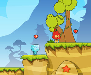 Fire and Ice Elves, 2 player games, Play Fire and Ice Elves Game at twoplayer-game.com.,Play online free game.