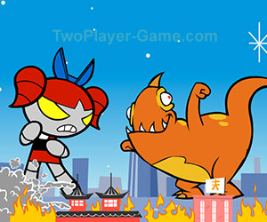 Godzilla fight, 2 player games, Play Godzilla fight Game at twoplayer-game.com.,Play online free game.