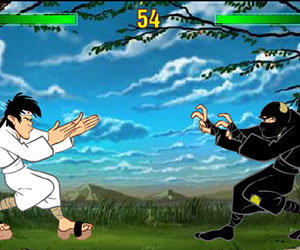 Karate Kamil vs Ninja Nejat, 2 player games, Play Karate Kamil vs Ninja Nejat Game at twoplayer-game.com.,Play online free game.