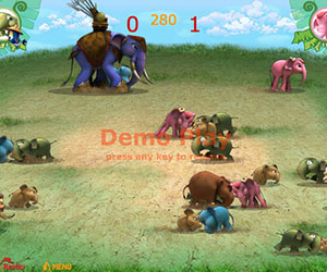 Khan Kluay - Kids War, 2 player Elephant game, Play Khan Kluay - Kids War Game at twoplayer-game.com.,Play online free game.