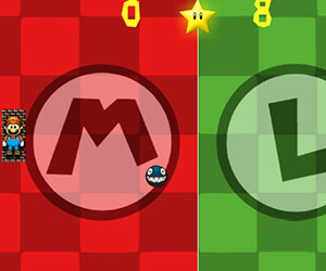 Mario Vs Luigi Pong, 2 player mario game, Play Mario Vs Luigi Pong Game at twoplayer-game.com.,Play online free game.