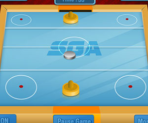 SGA Air Hockey, 2 player hockey game, Play SGA Air Hockey Game at twoplayer-game.com.,Play online free game.